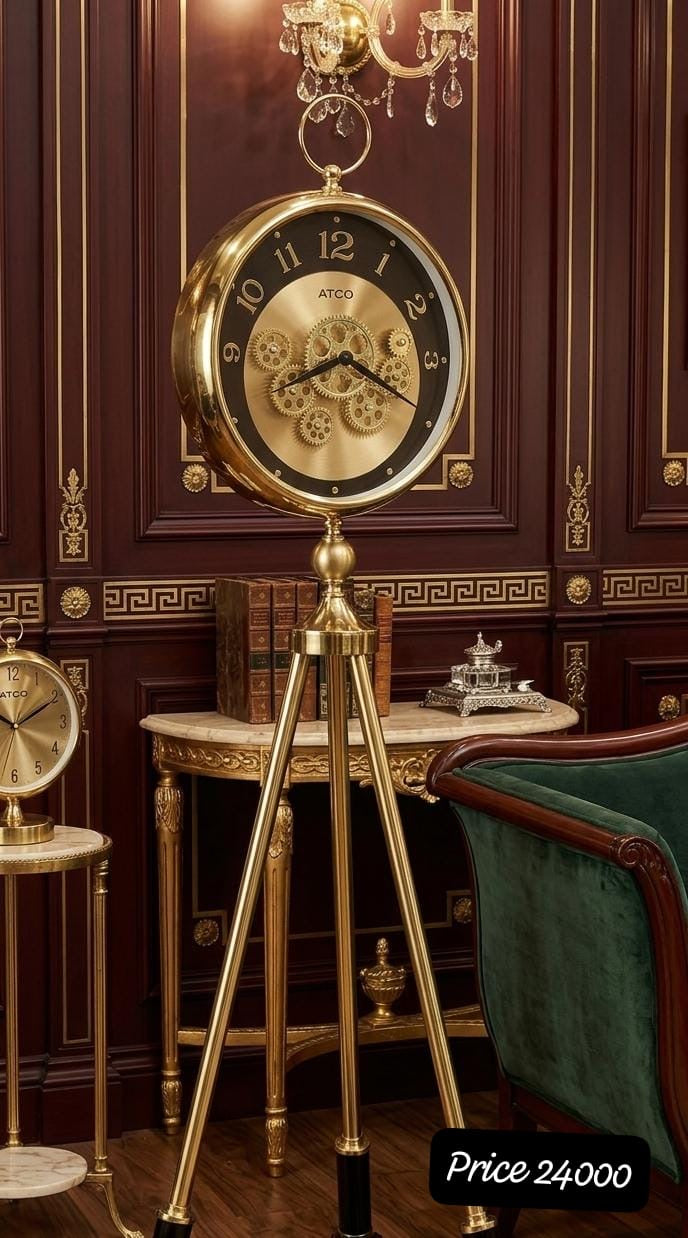 Modern Tripod Floor Clock