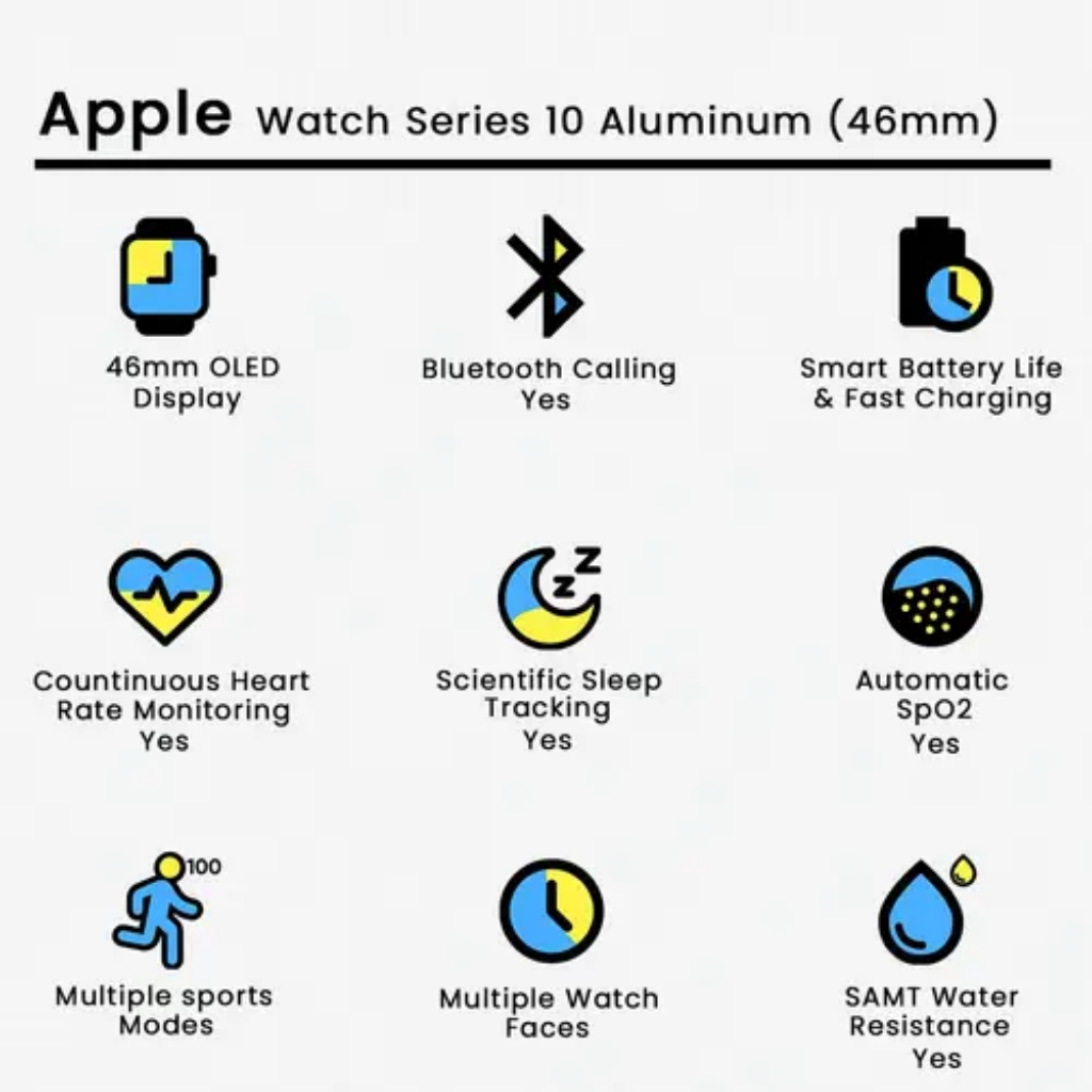 Apple Watch Series 10 Aluminium 46mm