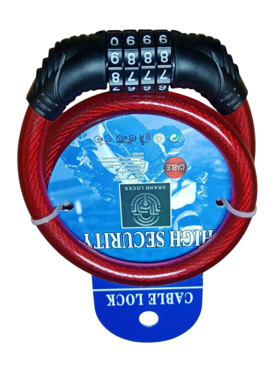 Portable Security 4-Digit Code Bike Lock