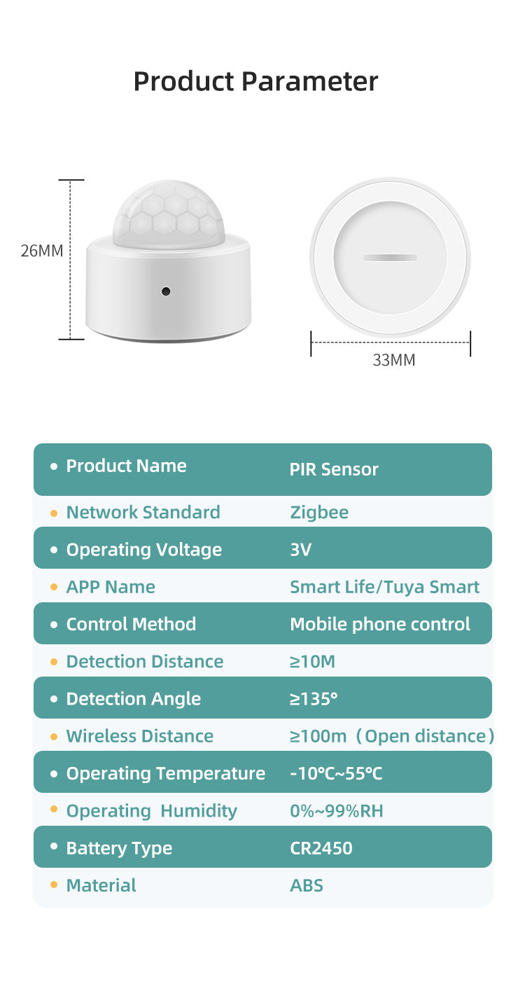 Smart Zigbee PIR Sansor-AZ71