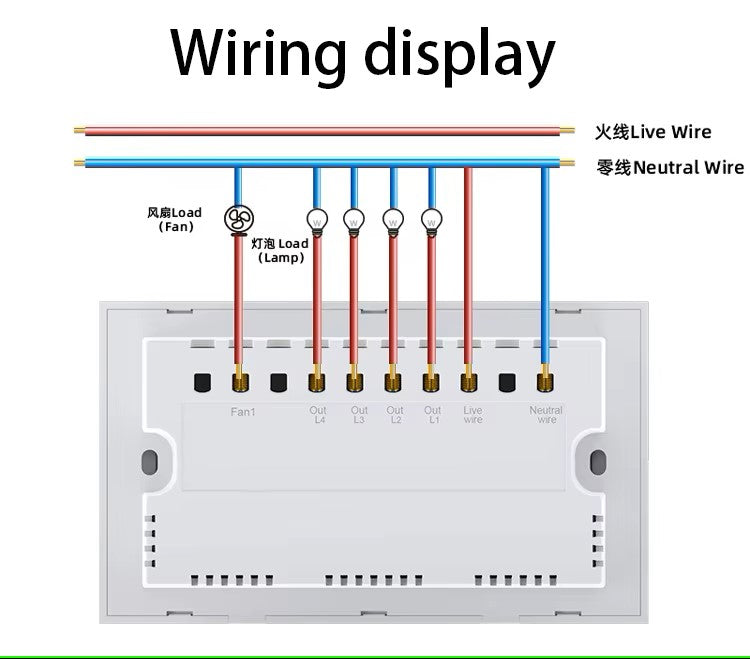 Fan Light Intelligent Switch-F23