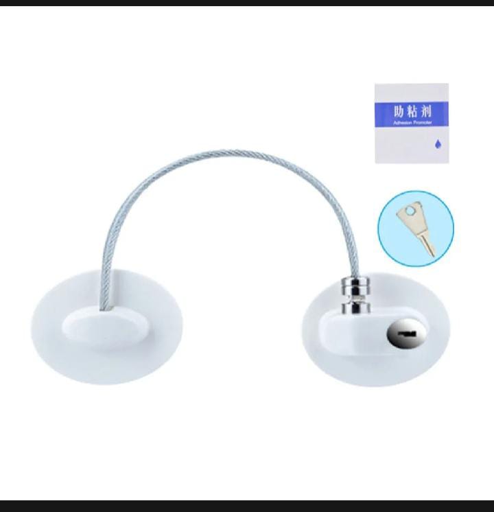 Refrigerator Locks,Fridge Lock,Freezer Lock with Key for Child Safety,Locks to Lock Fridge and Cabinets