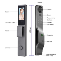 3D Face & Fingerprint Door Lock-LWF27s