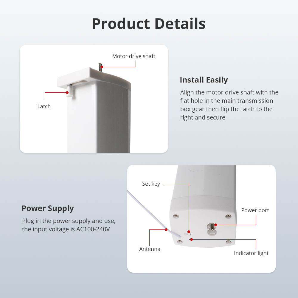 Curtain Motor Combination Track Set