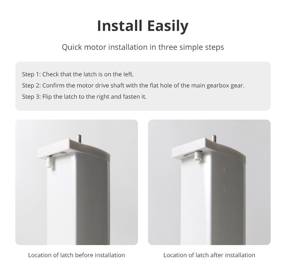 Curtain Motor Combination Track Set