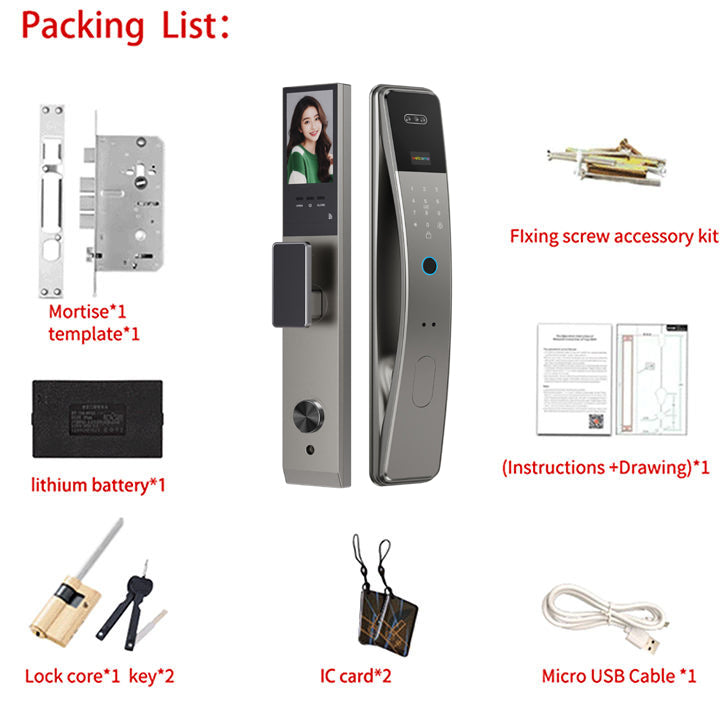 Smart Door Lock Face Recogntion-LWF29P