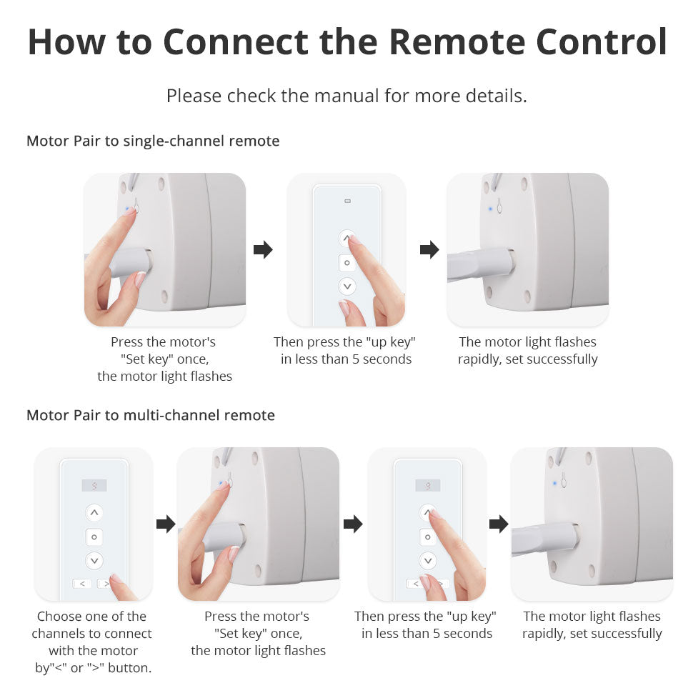 Curtain Motor Combination Track Set