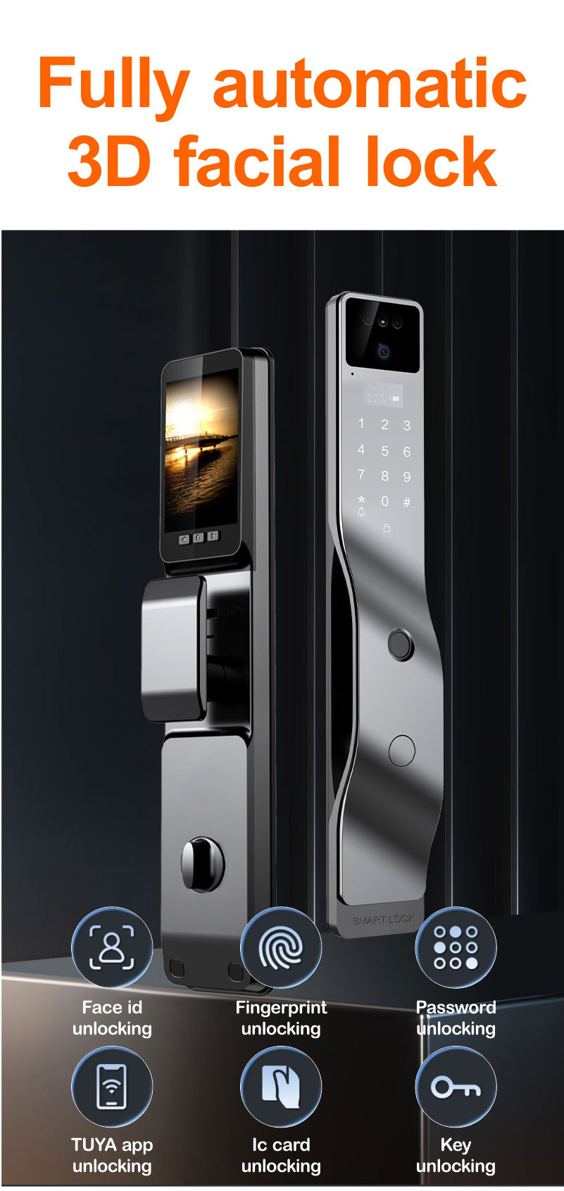 Face id Door Lock-LWF17