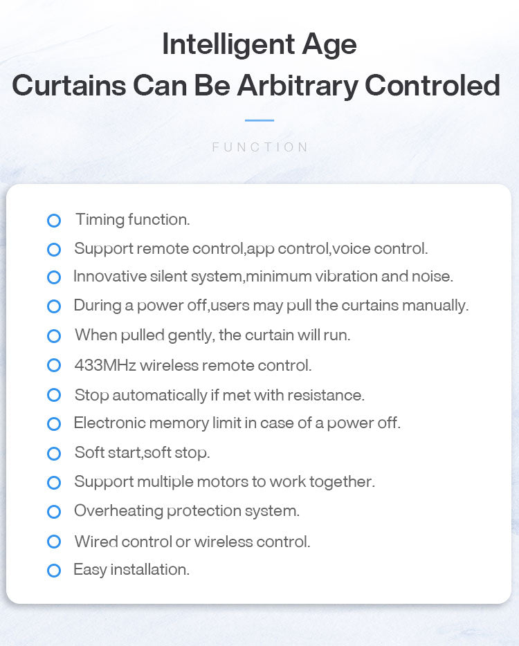 Curtain Motor Combination Track Set
