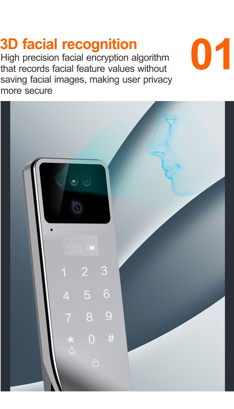 Face id Door Lock-LWF17