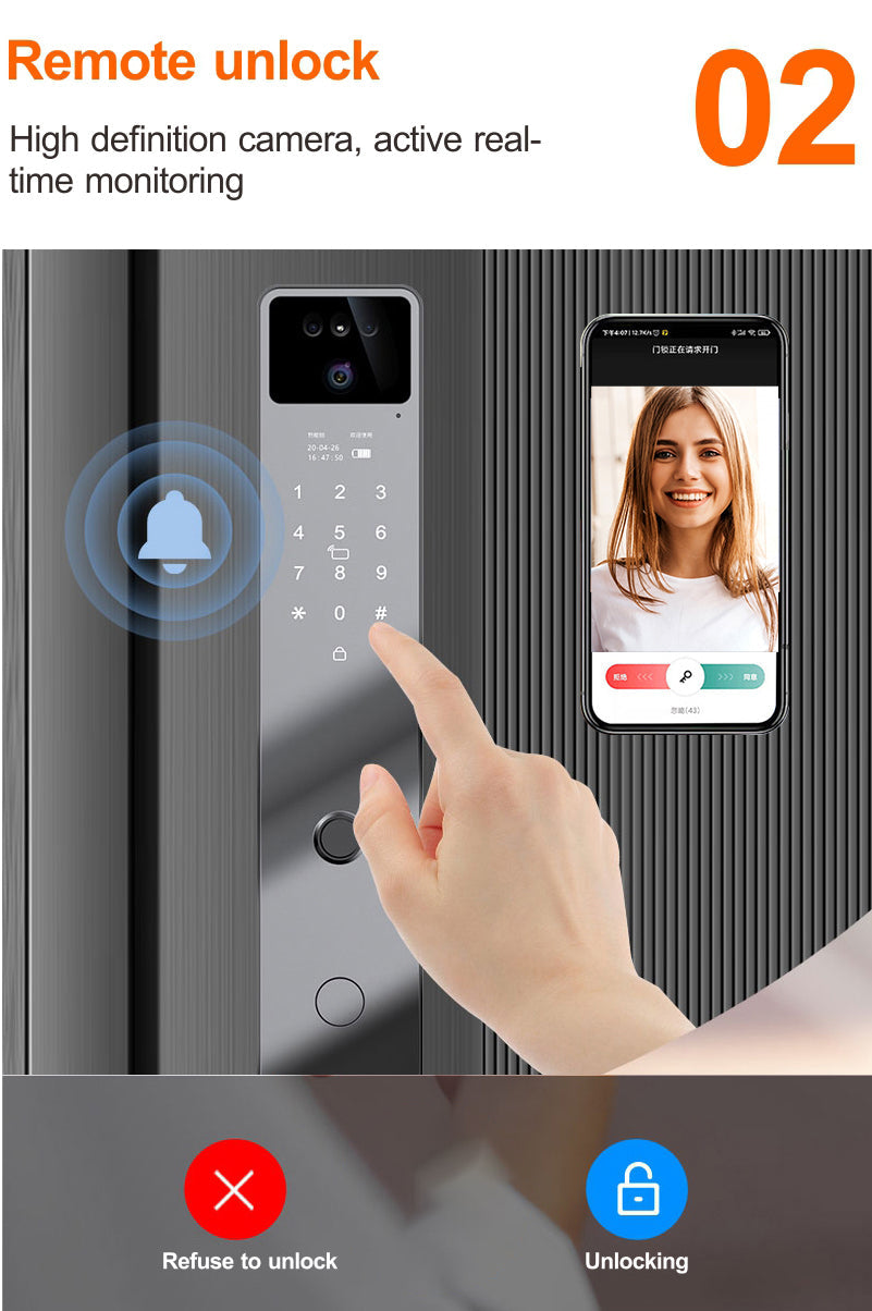 Face id Door Lock-LWF17