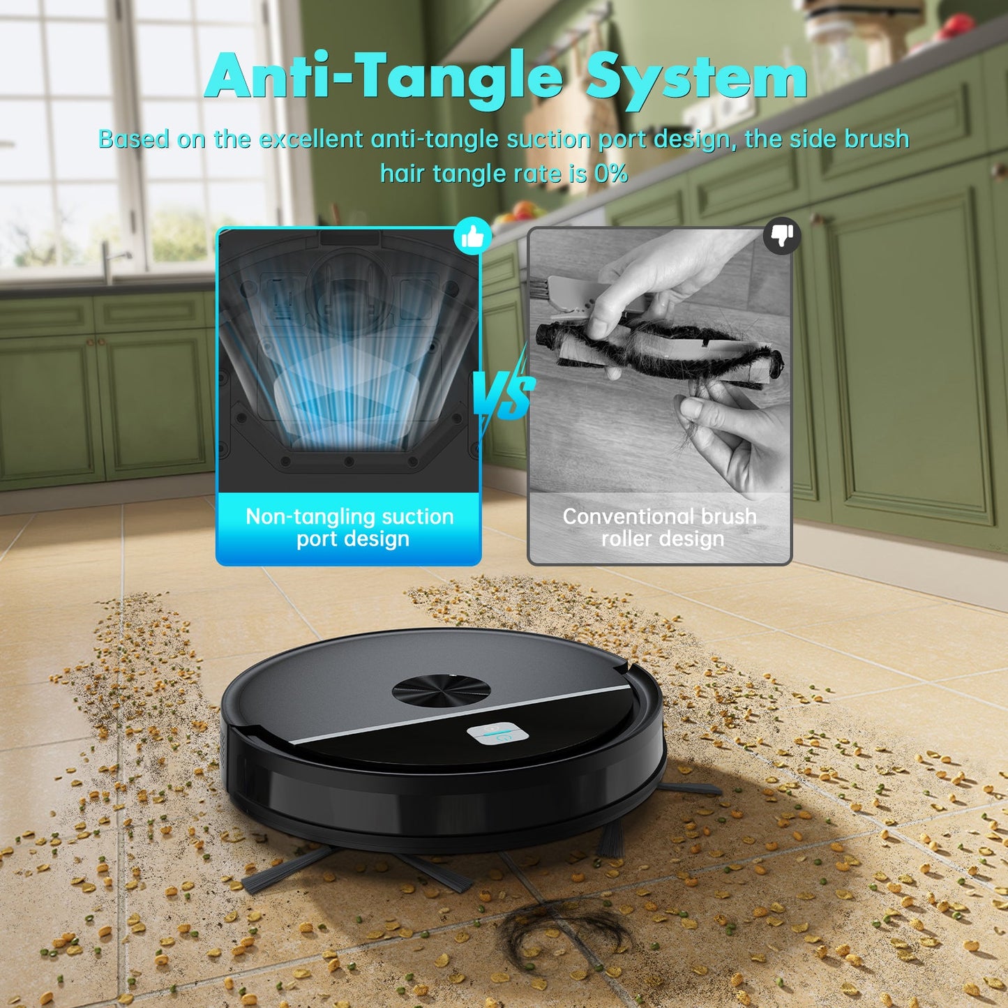 Smart Cleaner Robot (Hard Floors,Carpets)-MFR01