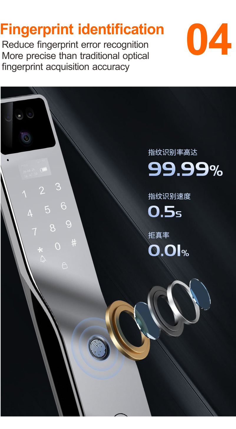 Face id Door Lock-LWF17