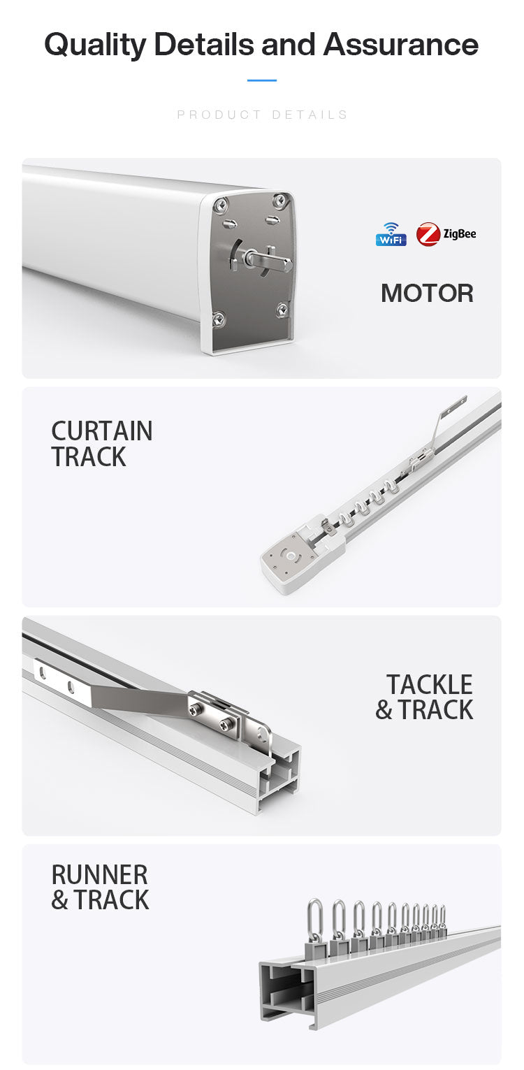 Curtain Motor Combination Track Set
