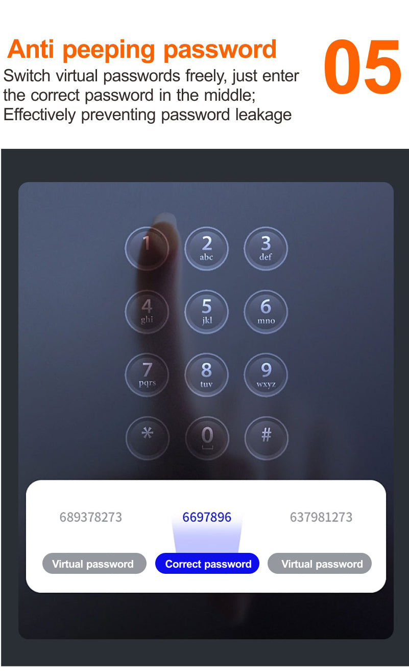 Face id Door Lock-LWF17