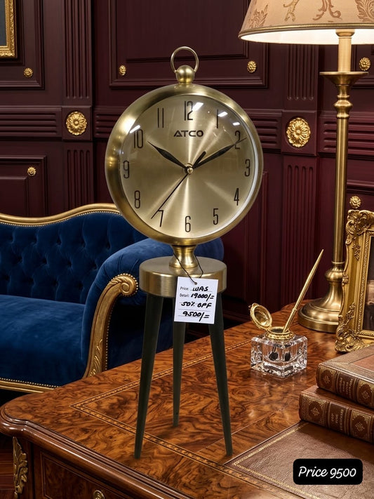 Premium Gold Desk Clock