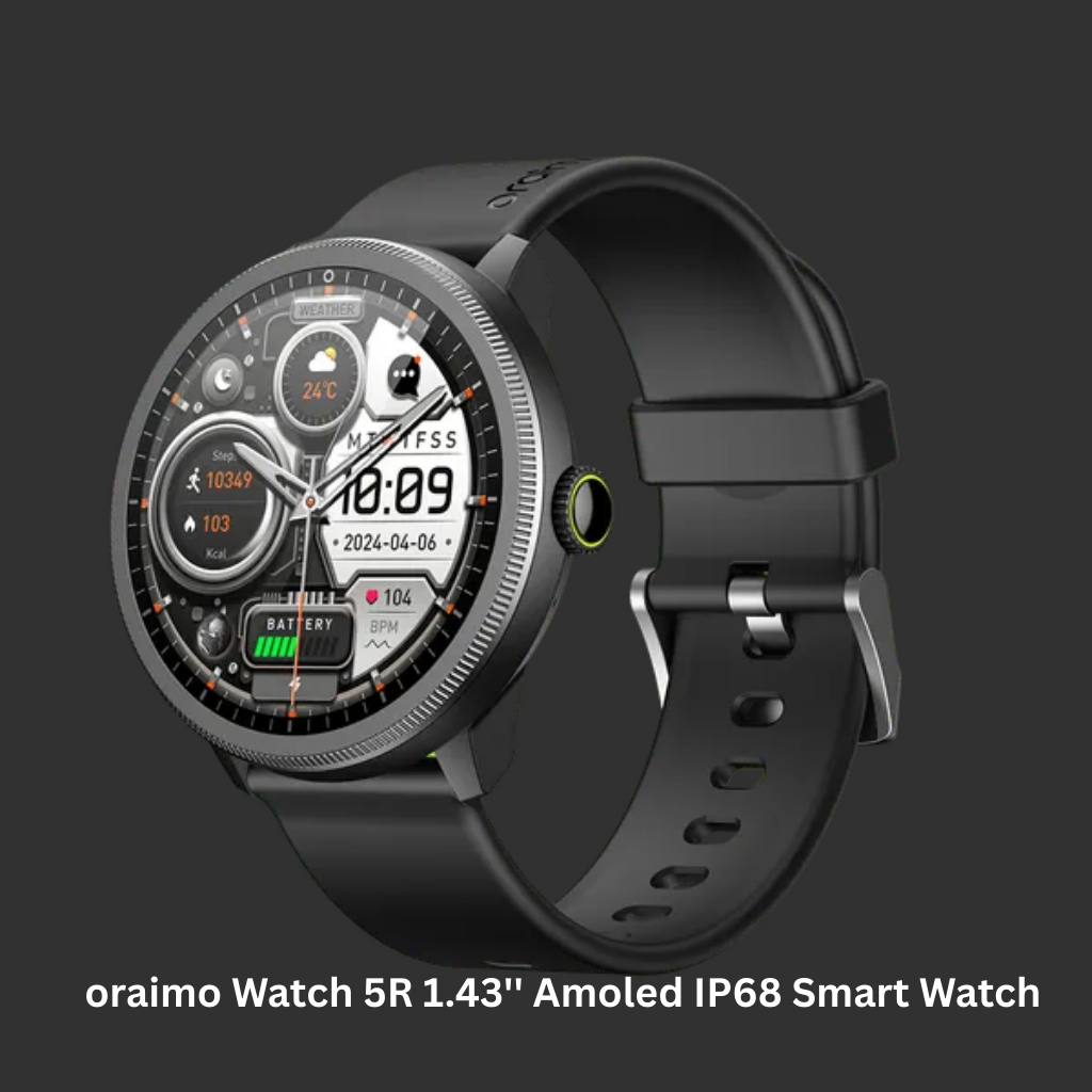 oraimo Watch 5R 1.43'' Amoled IP68 Smart Watch