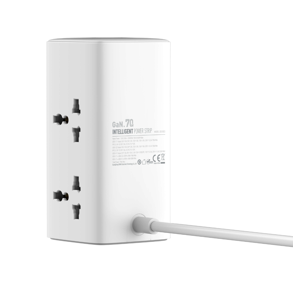 LDNIO SC4383 70W POWER EXTENSION