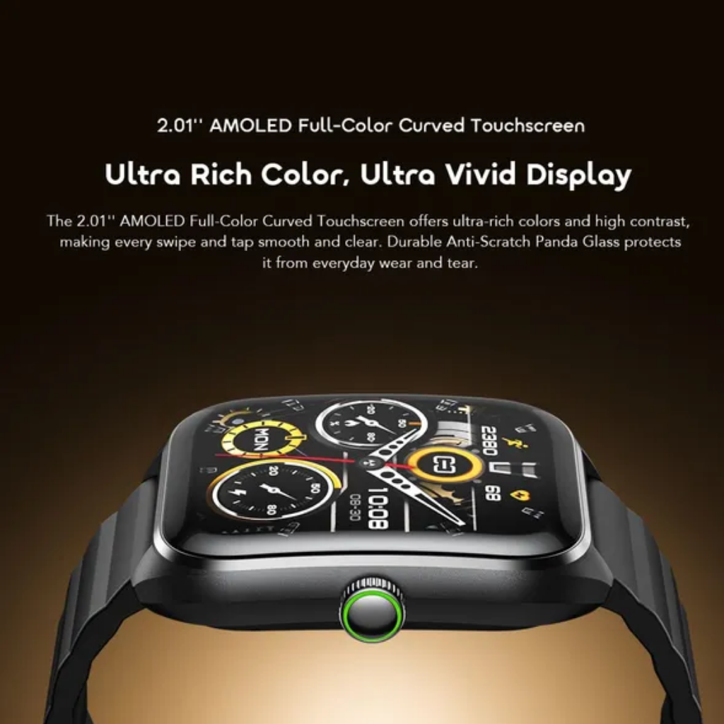 oraimo Watch Nova 2 2.01" AMOLED IP68 Curved Touchscreen Smart Watch