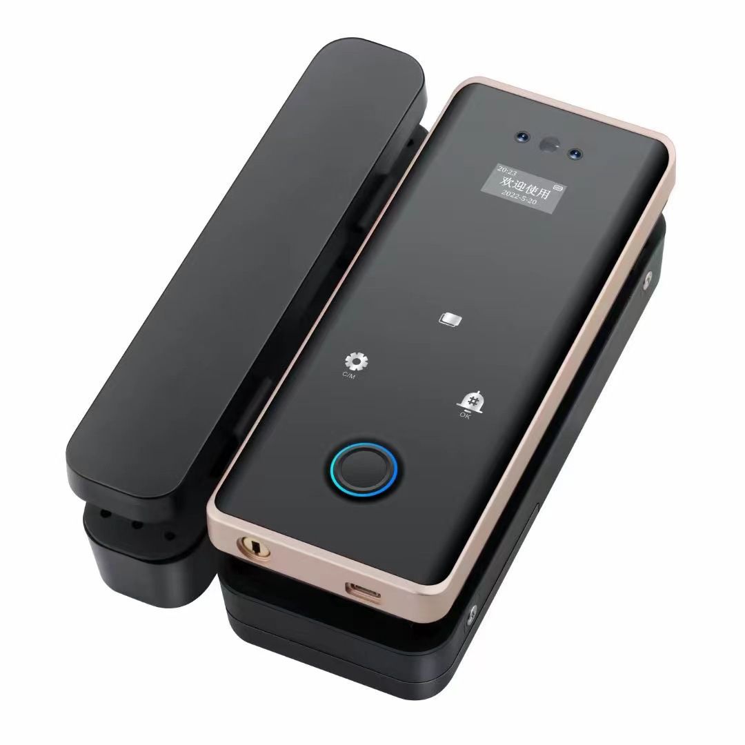 WiFi Fingerprint Glass Door Lock-LBG4
