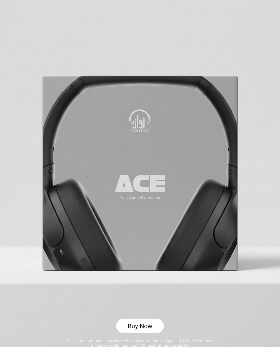 Awaaz ACE wireless headphones.