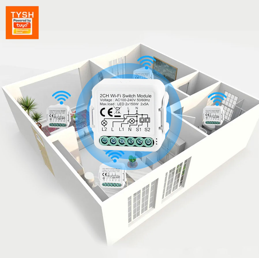 Smart Module Switch 2Ch