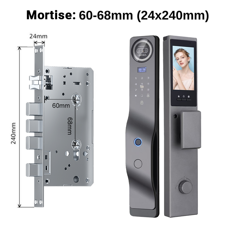 3D Face & Fingerprint Door Lock-LWF27s