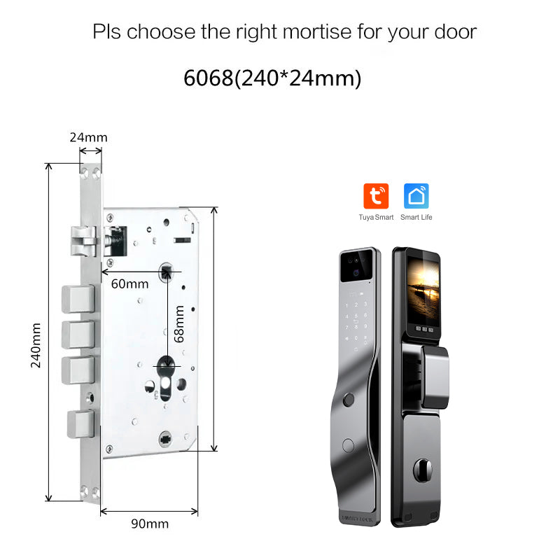 Face id Door Lock-LWF17