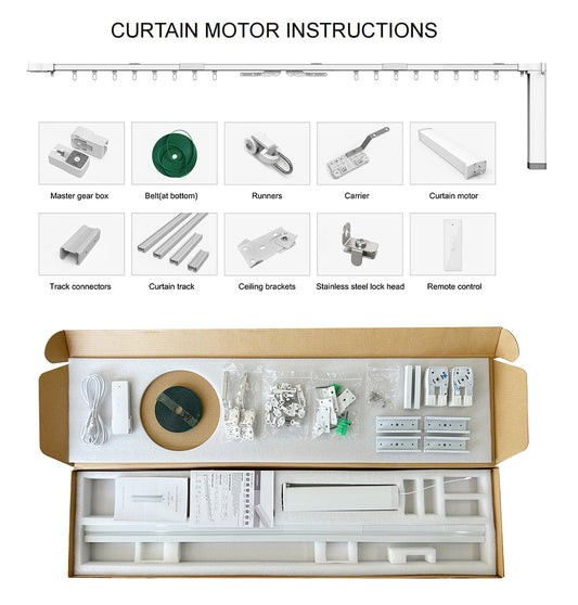 Curtain Motor Combination Track Set