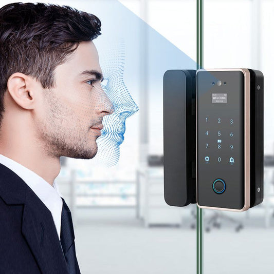 WiFi Fingerprint Glass Door Lock-LBG4