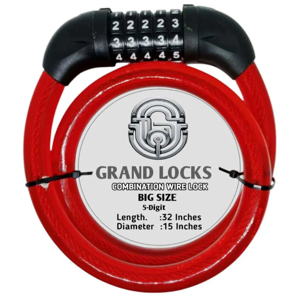 5-Digit Password Bicycle Lock