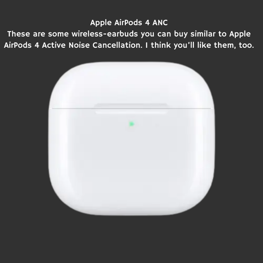 Apple Air Pods 4 – Active Noise Cancellation (ANC)