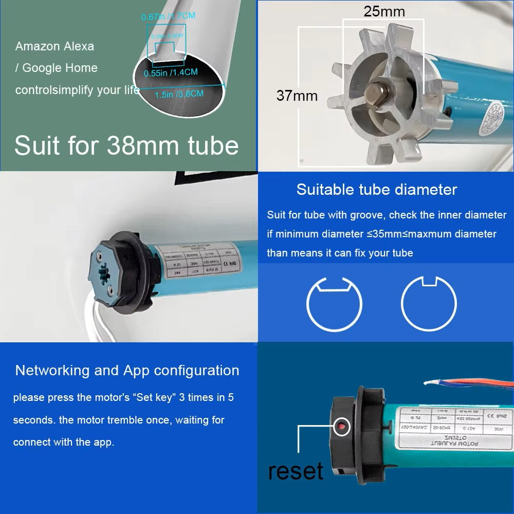 Smart Tubular blind Motor-RB01-2N