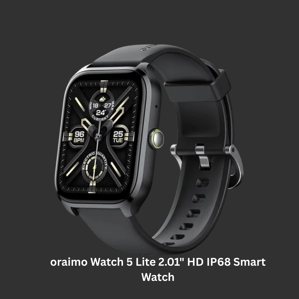 oraimo Watch 5 Lite 2.01" HD IP68 Smart Watch