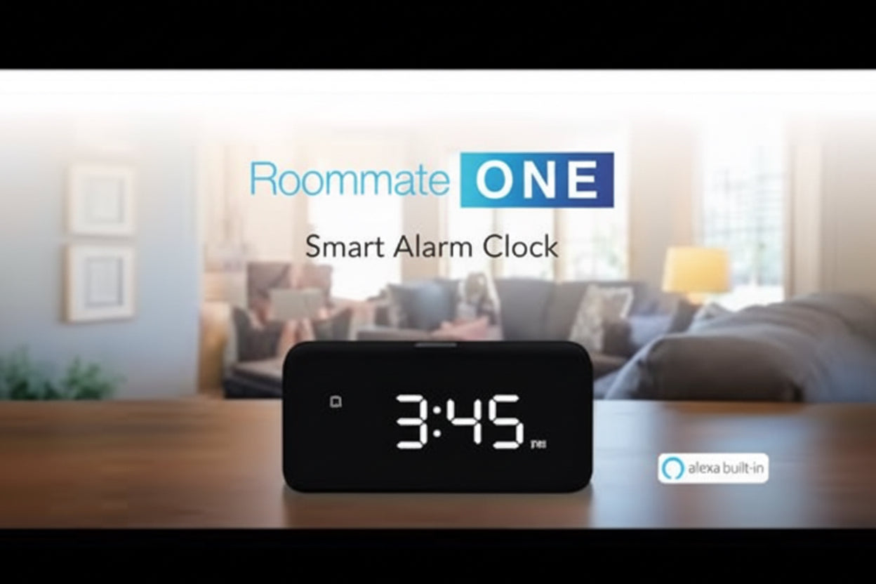 Reason® ONE Smart Alarm Clock with Alexa Built-in.