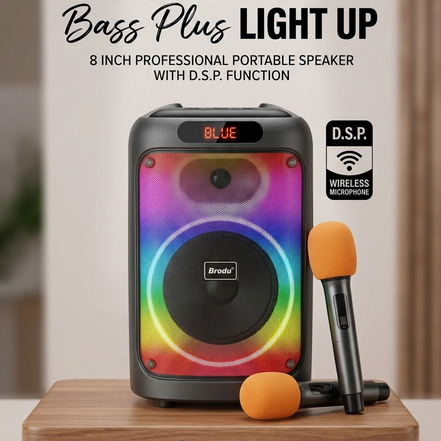 Brodu BTS-2102 portable karaoke speaker