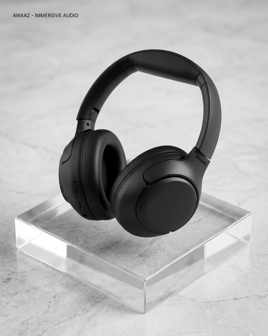 Awaaz ACE wireless headphones.