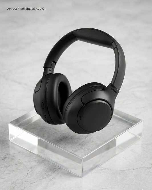 Awaaz ACE wireless headphones.