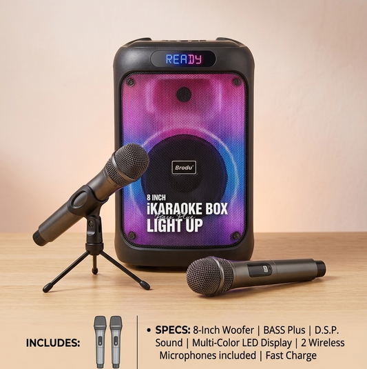 Brodu BTS-2102 portable karaoke speaker
