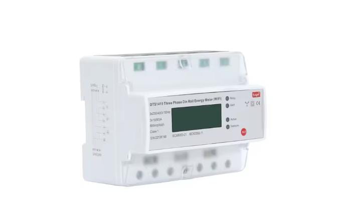 TUYA WIFI Electricity Meter Wireless Three Phase Din Rail Energy Meter Wifi Smart Meter with Remote Control Power Switch