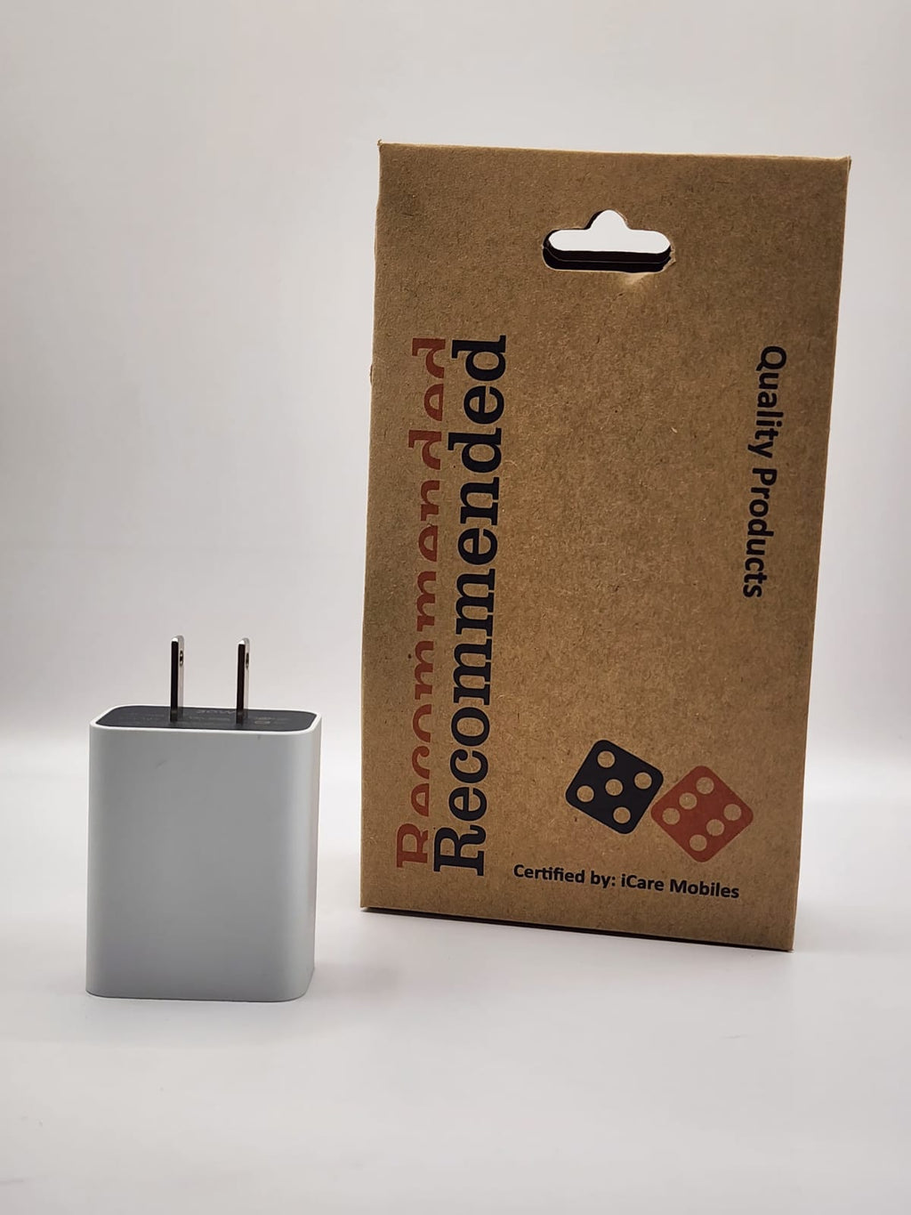 iCare Gadgets "Recommended" 30W Power Adapter for Lightning & Type-C Fast Charging
