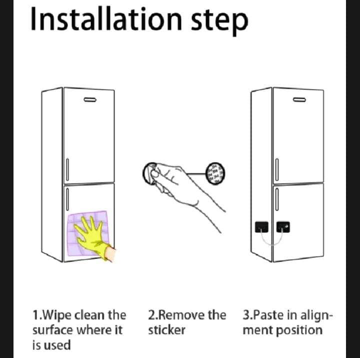 Refrigerator Locks,Fridge Lock,Freezer Lock with Key for Child Safety,Locks to Lock Fridge and Cabinets