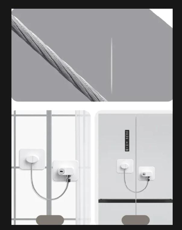 Refrigerator Locks,Fridge Lock,Freezer Lock with Key for Child Safety,Locks to Lock Fridge and Cabinets