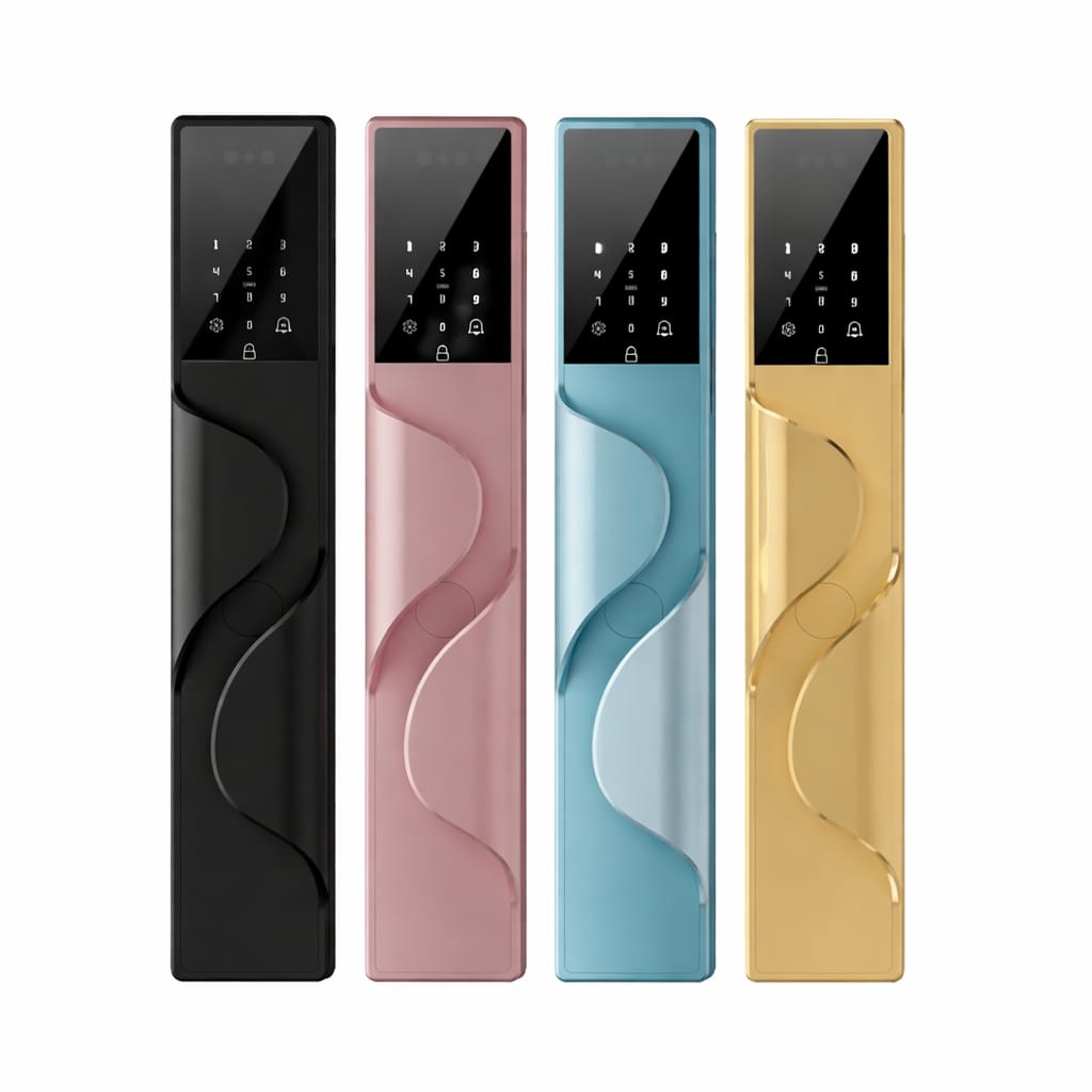 Smart Fingerprint Digital Door Lock – Password, IC Card & Key | Fully Automatic Security Lock