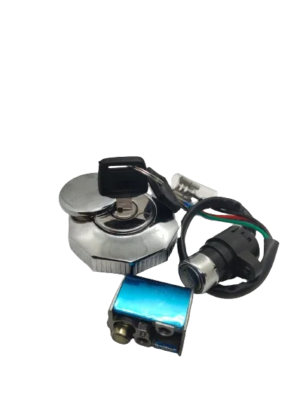 3 Pcs Lock Set (Ignition+Handle+Petrol Tank Cap)
