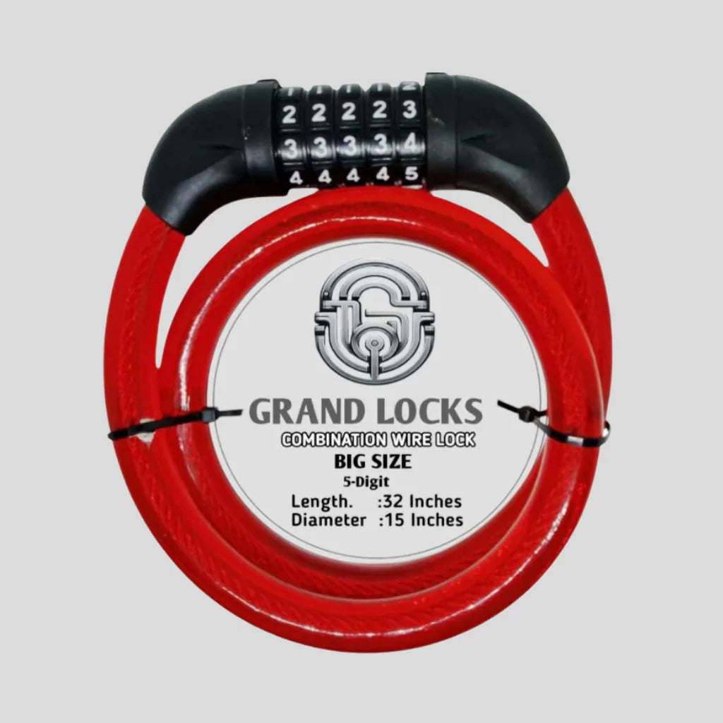 5-Digit Password Bicycle Lock