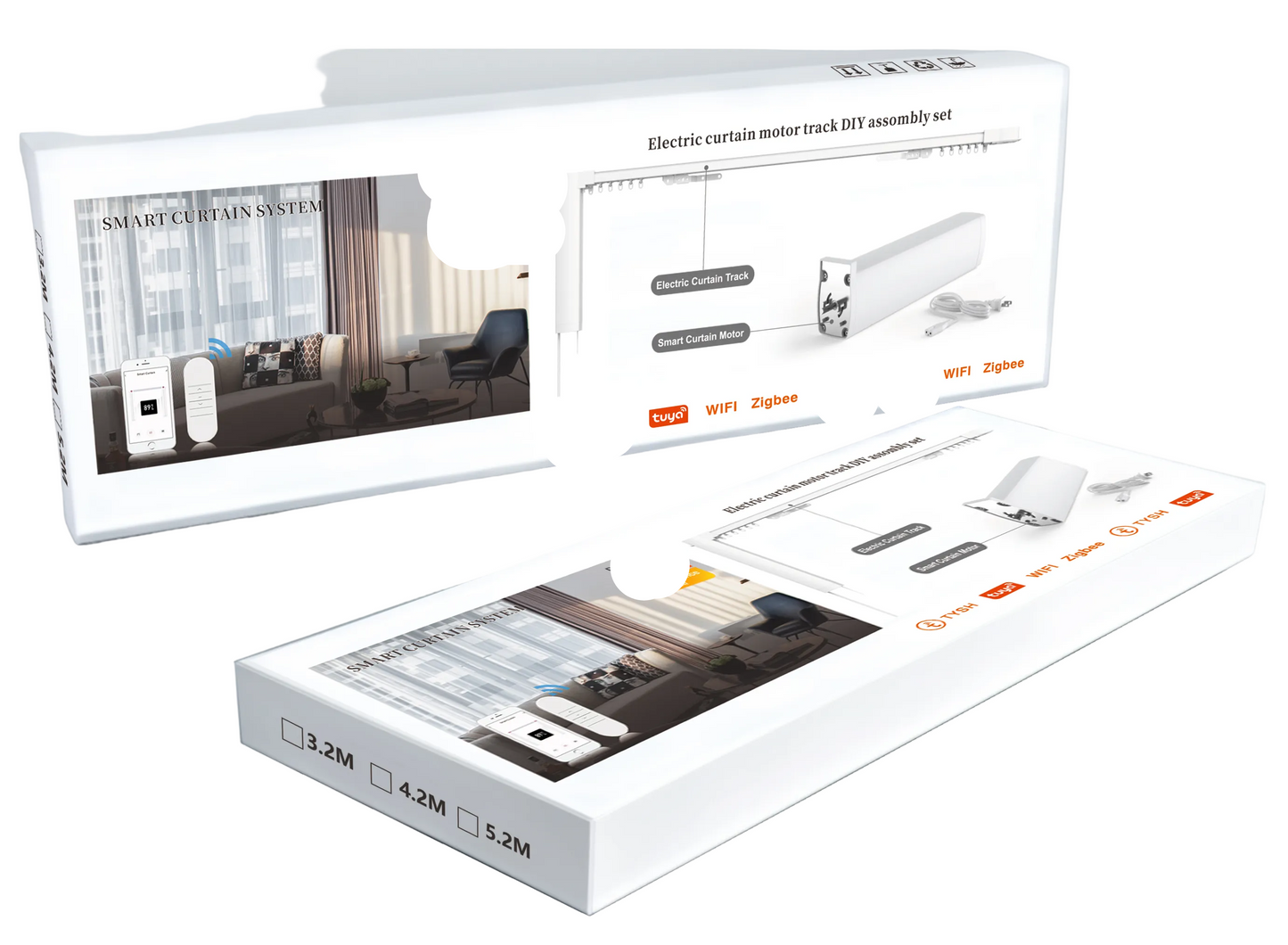 Curtain Motor Combination Track Set