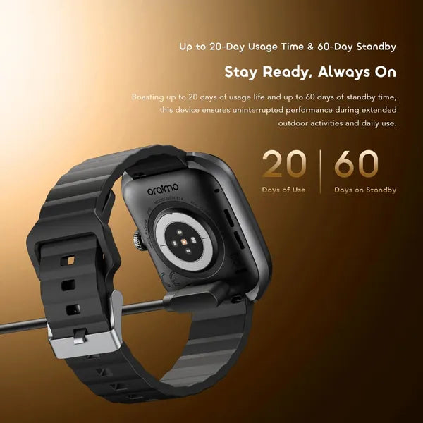oraimo Watch Nova 2 2.01" AMOLED IP68 Curved Touchscreen Smart Watch