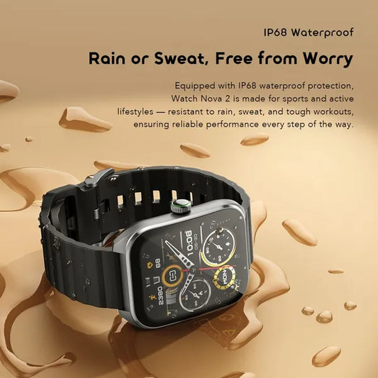 oraimo Watch Nova 2 2.01" AMOLED IP68 Curved Touchscreen Smart Watch