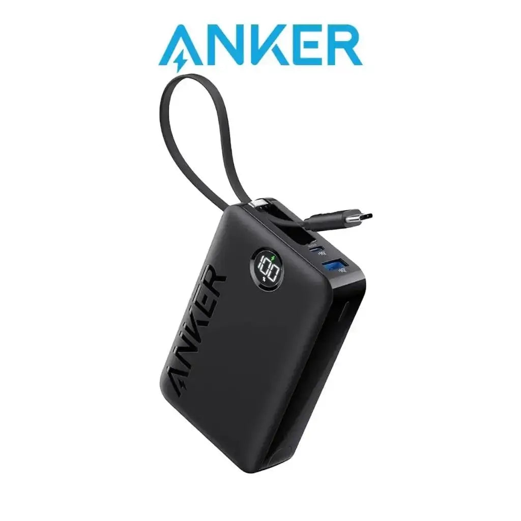 Anker Power Bank (20,000mAh, 22.5W, Built-In USB-C Cable)A1647
